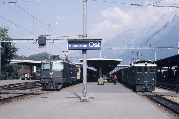 SBB Interlaken Ost - 1988-07-22 SBB Interlaken Ost - 1988-07-22